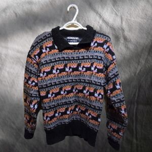 Vintage 100% Wool lKristin for Miller's Horse Knit Sweater